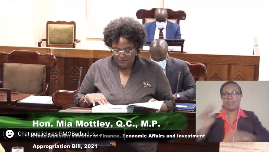 Mia Amor Mottley, Prime Minister of Barbados