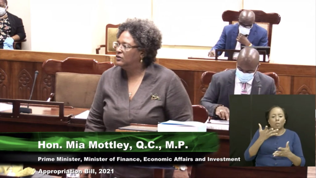Mia Amor Mottley, Prime Minister of Barbados
